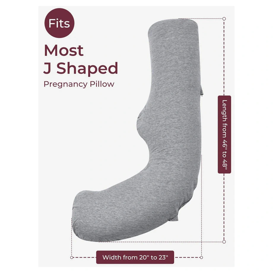 Momcozy Pregnancy Pillow cover-J shaped