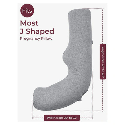 Momcozy Pregnancy Pillow cover-J shaped