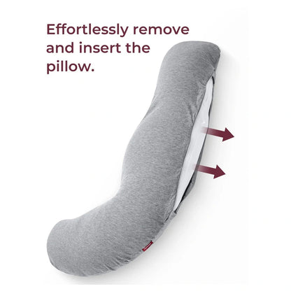 Momcozy Pregnancy Pillow cover-J shaped