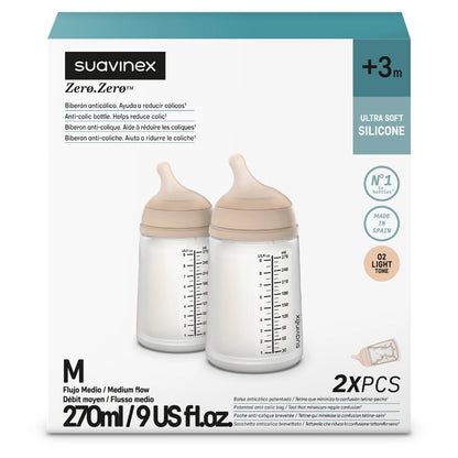 Suavinex Breastfeeding Bottle 270ml Fair 2X