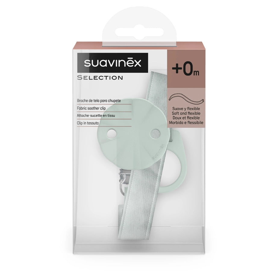 Suavinex Clip With Ribbon Wonderland (Green)
