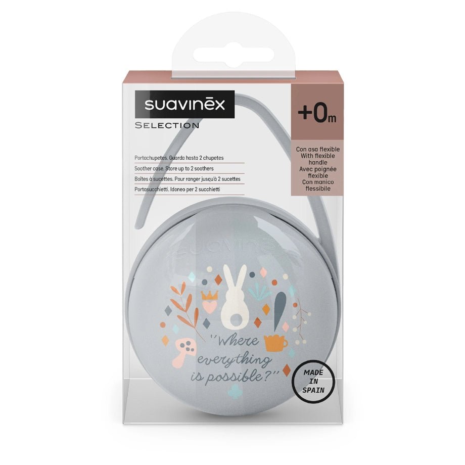 Suavinex Soother Holder Duo Wonderland (Blue)