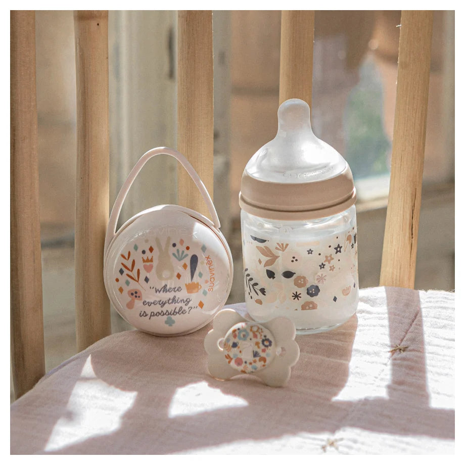 Suavinex Soother Holder Duo Wonderland (Light Blue)