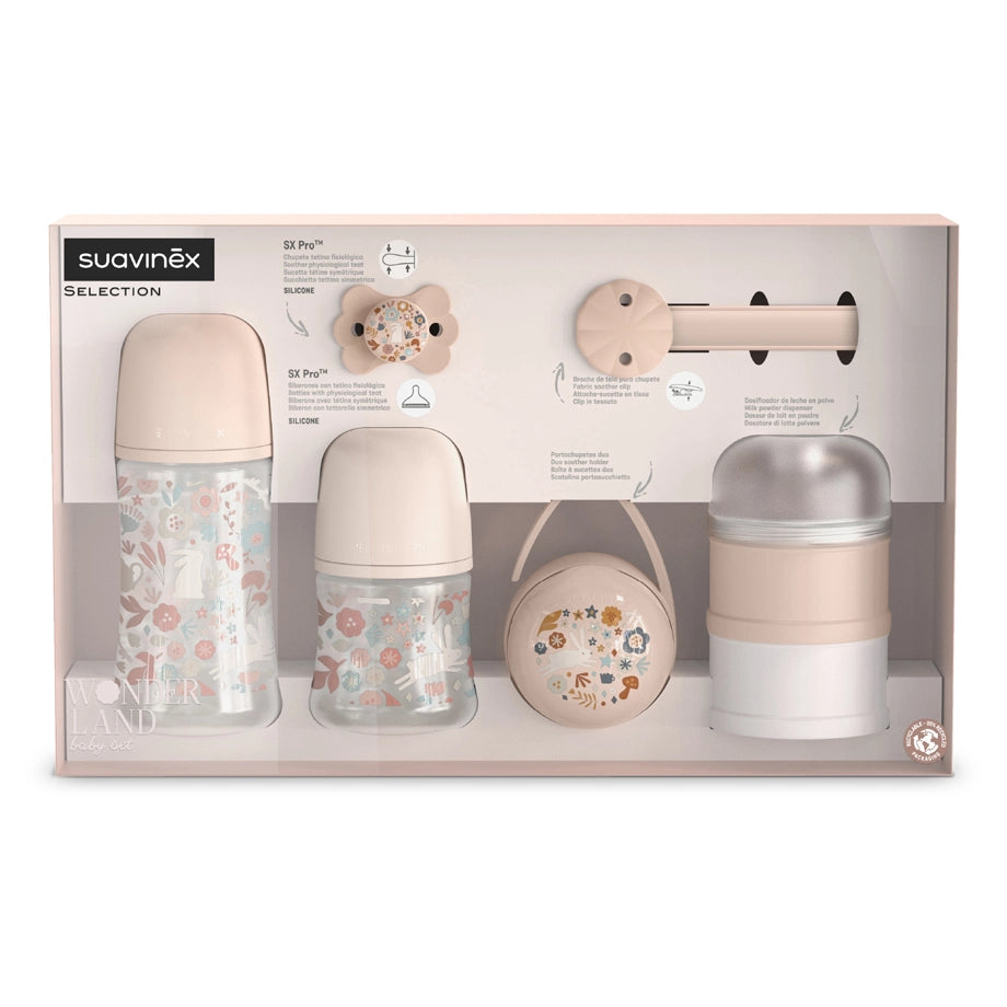 Suavinex Welcome Baby Set Wonderland (Rose)