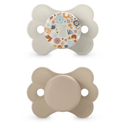 Suavinex Physio Soother 6–18M 2 Pack Butterfly (Beige)