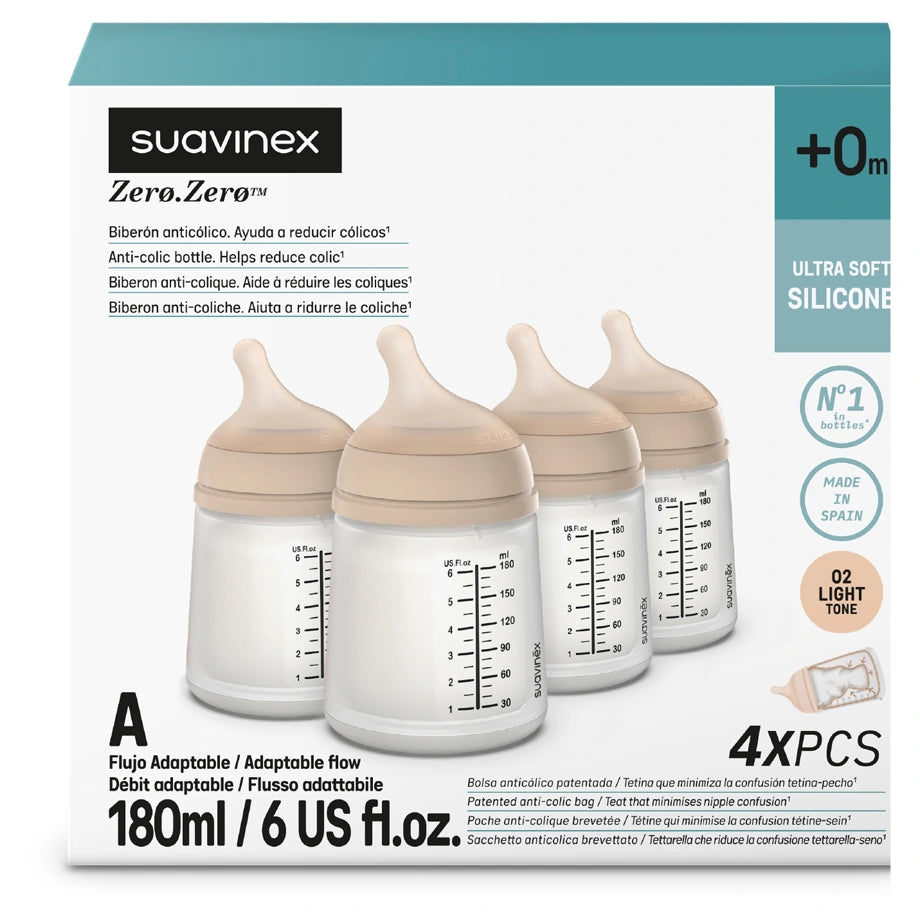 Suavinex Breastfeeding Bottle 180ml Light 4X