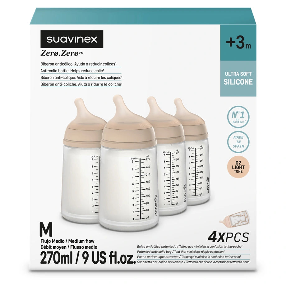 Suavinex Breastfeeding Bottle 270ml Light 4X