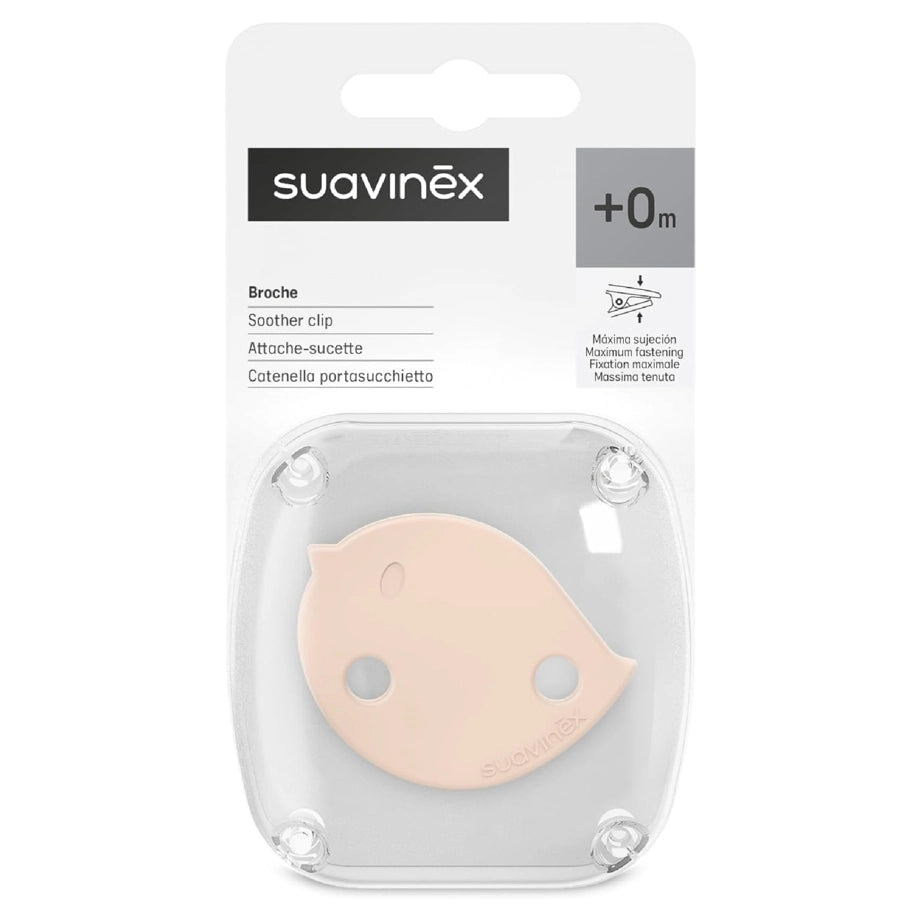 Suavinex Soother Clip Birdie (Pink)