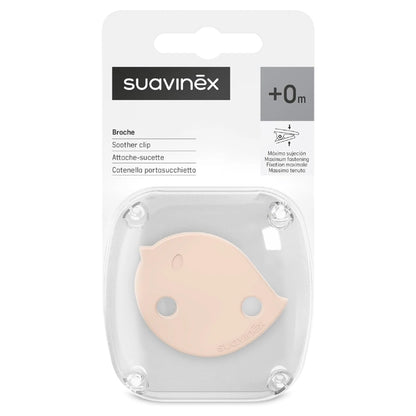Suavinex Soother Clip Birdie (Pink)