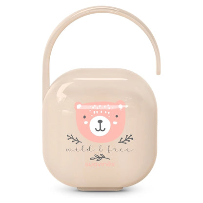 Suavinex Soother Holder Wild (Pink)
