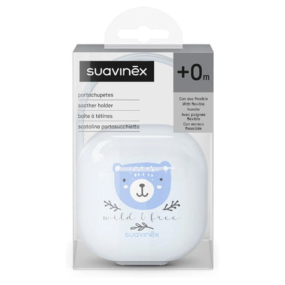 Suavinex Soother Holder Wild (Blue)
