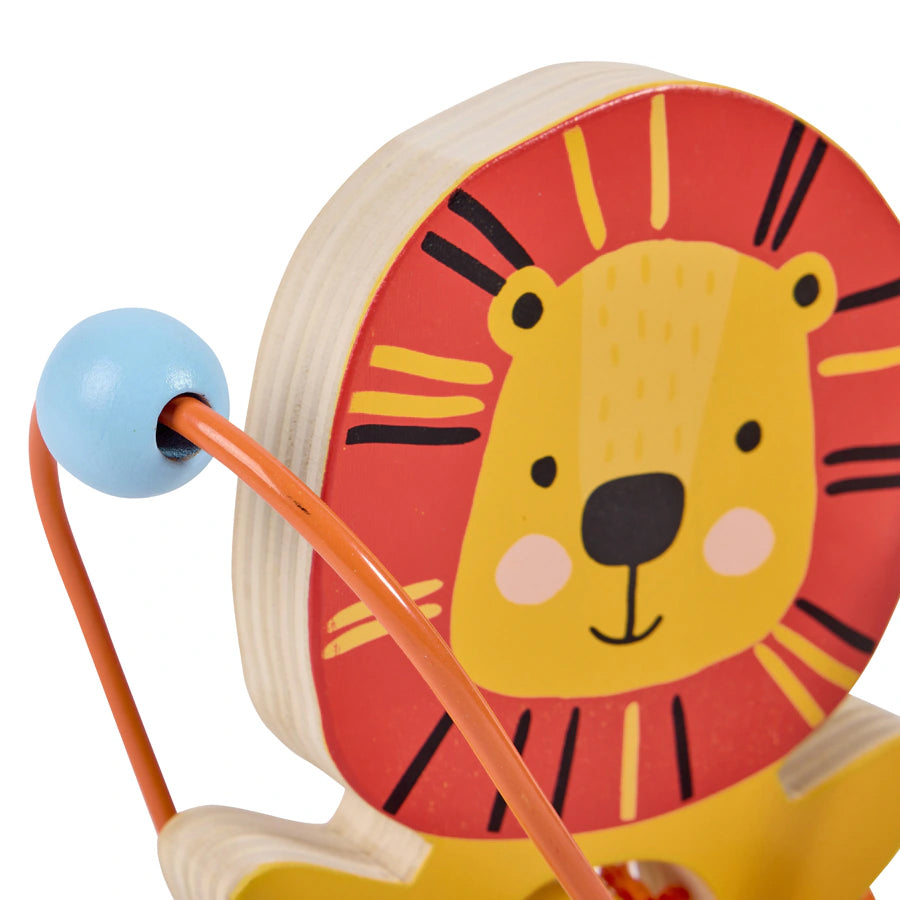 Eurekakids Mini Looping Push & Pull Wooden Toy - Lion Eurekakids Mini Looping Push & Pull Wooden Toy - Lion