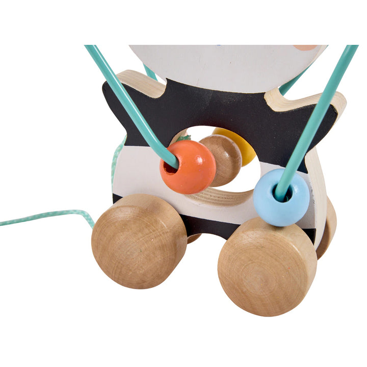 Eurekakids Mini Looping Push & Pull Wooden Toy - Panda