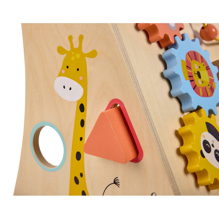 Eurekakids Safari Wooden Baby Activity Walker w/ Xylophone