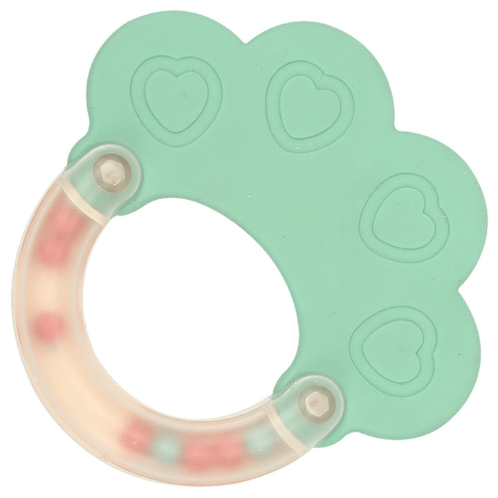 Eurekakids Silicone Baby Teether and Rattles, BPA Free 4pcs