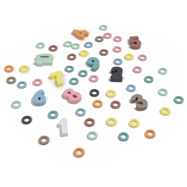 Eurekakids Wooden Numbers Puzzle with Activity Cards