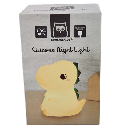 Eurekakids Silicone Night Light for Kids - Dinosaur