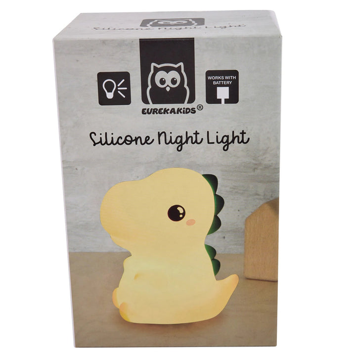 Eurekakids Silicone Night Light for Kids - Dinosaur