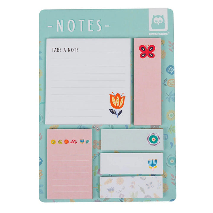 Eurekakids Flowers Post-It Sticky Notes Stationery