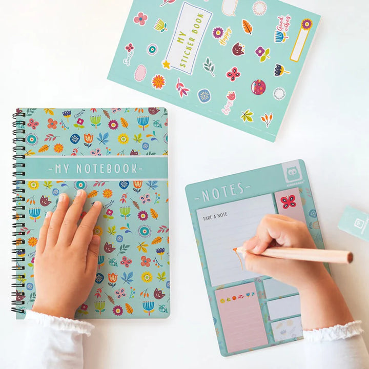 Eurekakids Flowers Post-It Sticky Notes Stationery