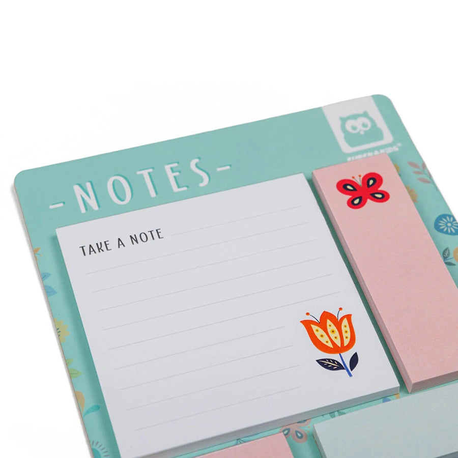 Eurekakids Flowers Post-It Sticky Notes Stationery