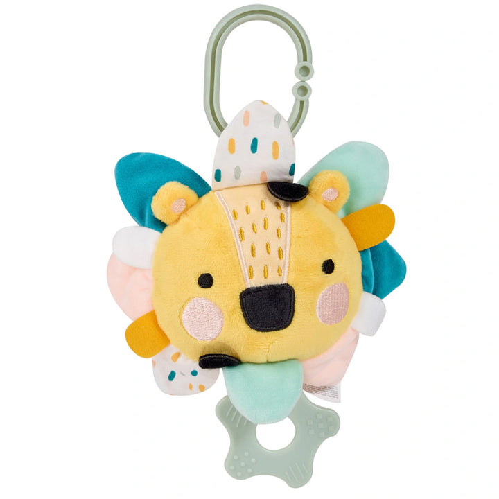 Eurekakids Cucu Hanging Musical Plush Toy w/ Star Teether, Lion