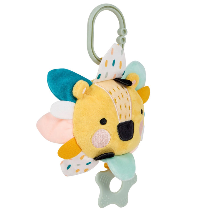 Eurekakids Cucu Hanging Musical Plush Toy w/ Star Teether, Lion