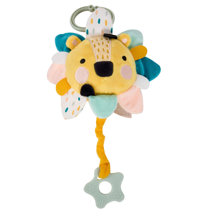 Eurekakids Cucu Hanging Musical Plush Toy w/ Star Teether, Lion
