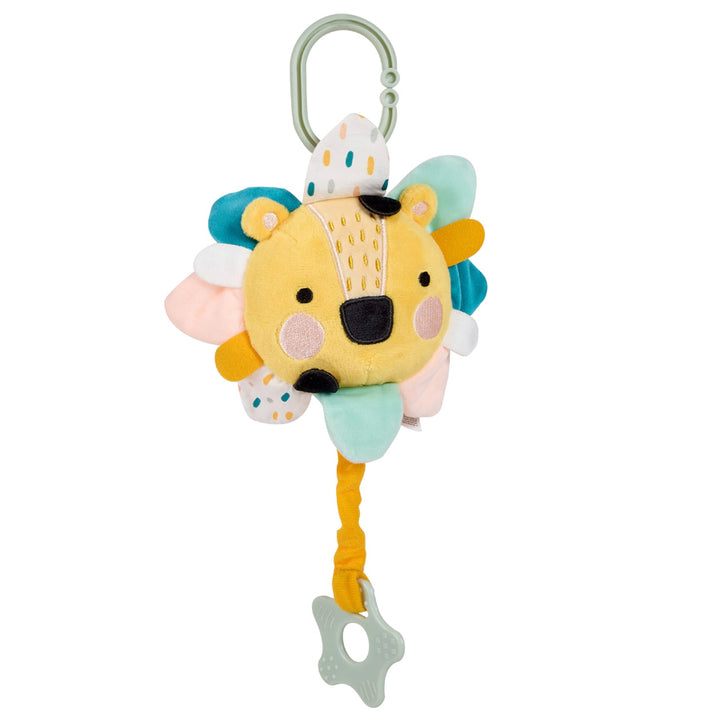 Eurekakids Cucu Hanging Musical Plush Toy w/ Star Teether, Lion