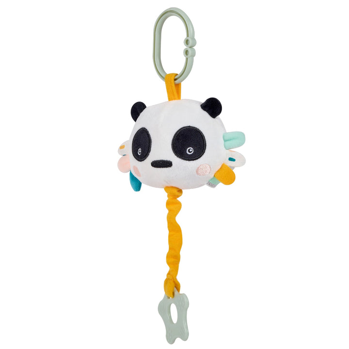 Eurekakids Cucu Hanging Musical Plush Toy w/ Star Teether Panda
