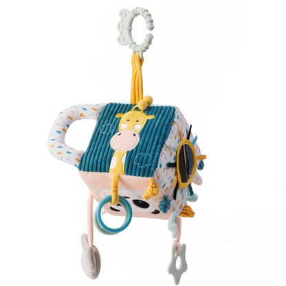 Eurekakids CUCU Sensory Montessori Activity Cube w/ Hanging Ring