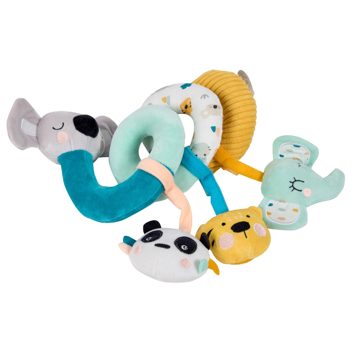 Eurekakids Cucu Spiral Activity with Plush Animal Dolls