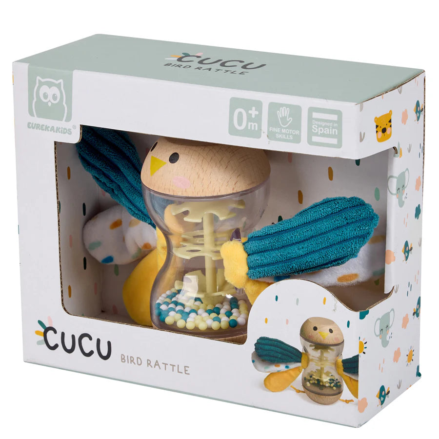Eurekakids Cucu Bird Rattle Rainmaker Eurekakids Cucu Bird Rattle Rainmaker