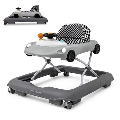 Neobreez 3-in-1 Navix Premium Activity Baby Walker (Grey)