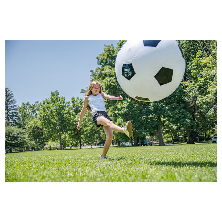 Hape 30 Inch Jumbo High-Bounce Soccer Ball with Air Pump – Halamama.com