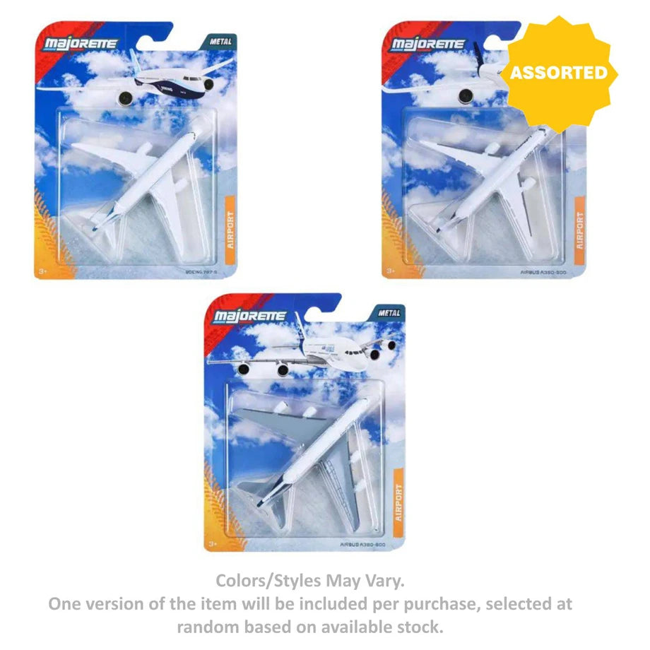 Majorette Metal Die-cast Aeroplane (1:64, Assorted)