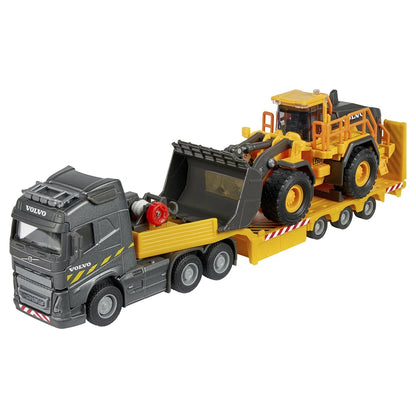 Majorette Grand Series Metal Volvo FH16 Truck And Wheel Loader Die-Cast Vehicles Set (35 cm, Yellow/Gray)