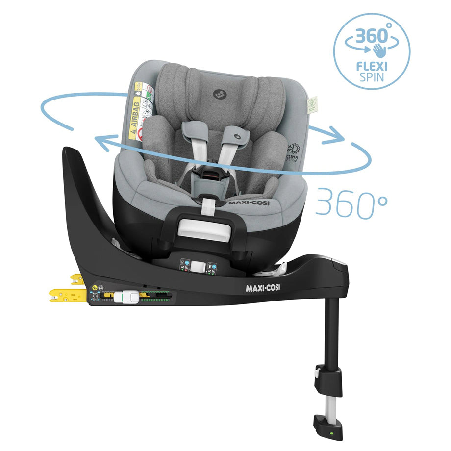 Maxi-Cosi Mica Pro Eco I-Size Car Seat W/Base (Authentic Grey)