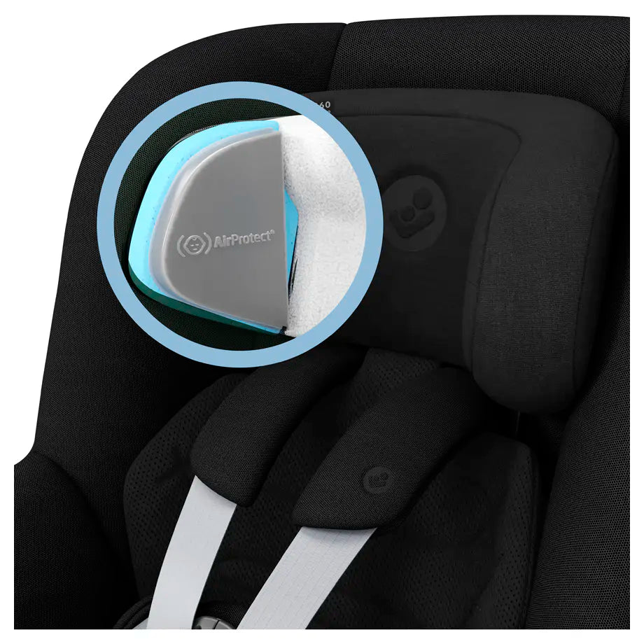 Maxi-Cosi Mica 360 Pro I-Size Car Seat W/Base (Authentic Black)