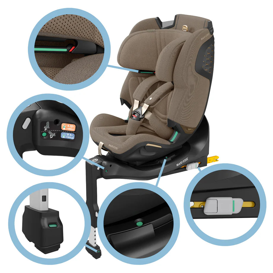 Maxi-Cosi Emerald 360 Pro Car Seat (Authentic Truffle)