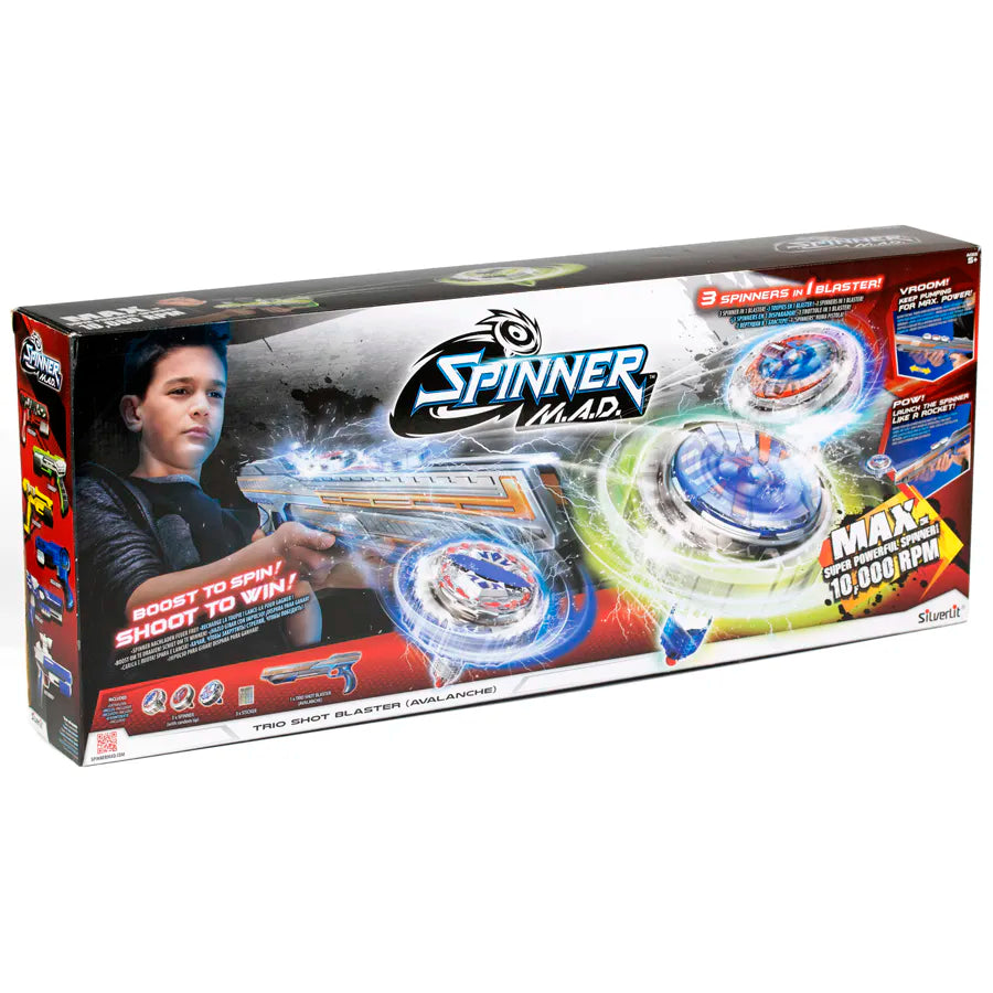 مسدس Silverlit Trio Shot Blaster Avalanche مسدس Silverlit Trio Shot Blaster Avalanche