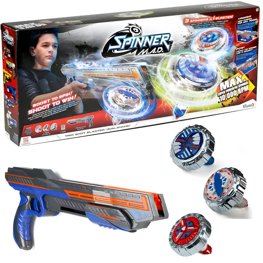 مسدس Silverlit Trio Shot Blaster Avalanche مسدس Silverlit Trio Shot Blaster Avalanche