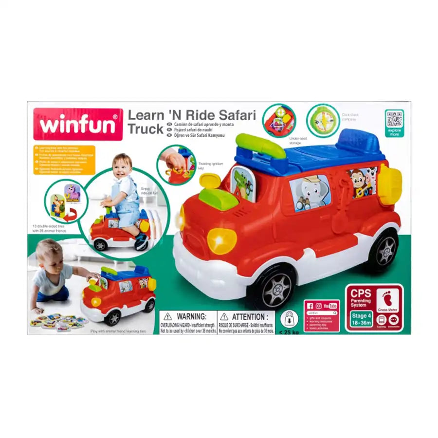 Winfun Learn 'N Ride Safari Truck