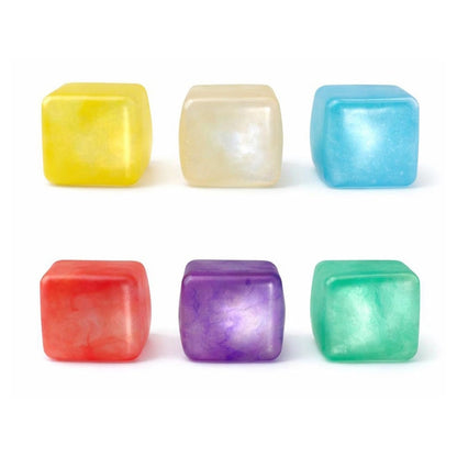 Squishy Buns 6cm Pearlescent Glue Cube (Assorted)