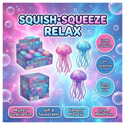 Squishy Buns Jellyfish Squeeze Stress Ball (Assorted)