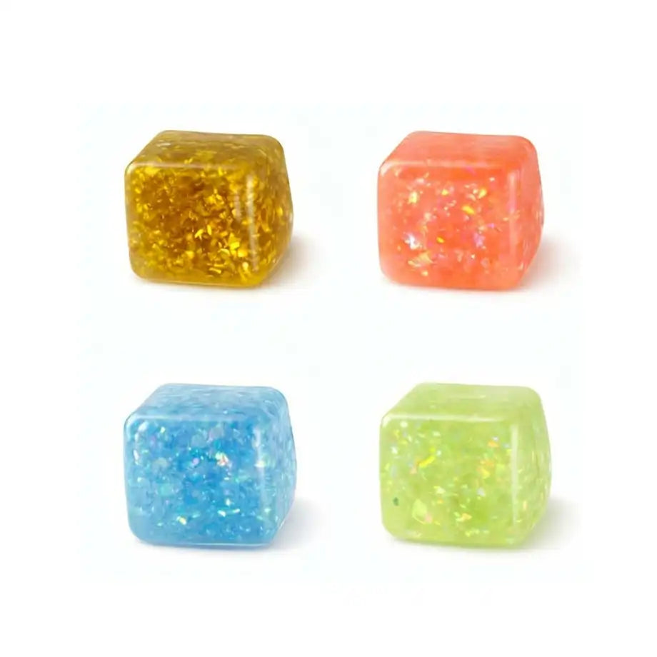 Squishy Buns 6cm Glitter Slime Cube (Assorted)