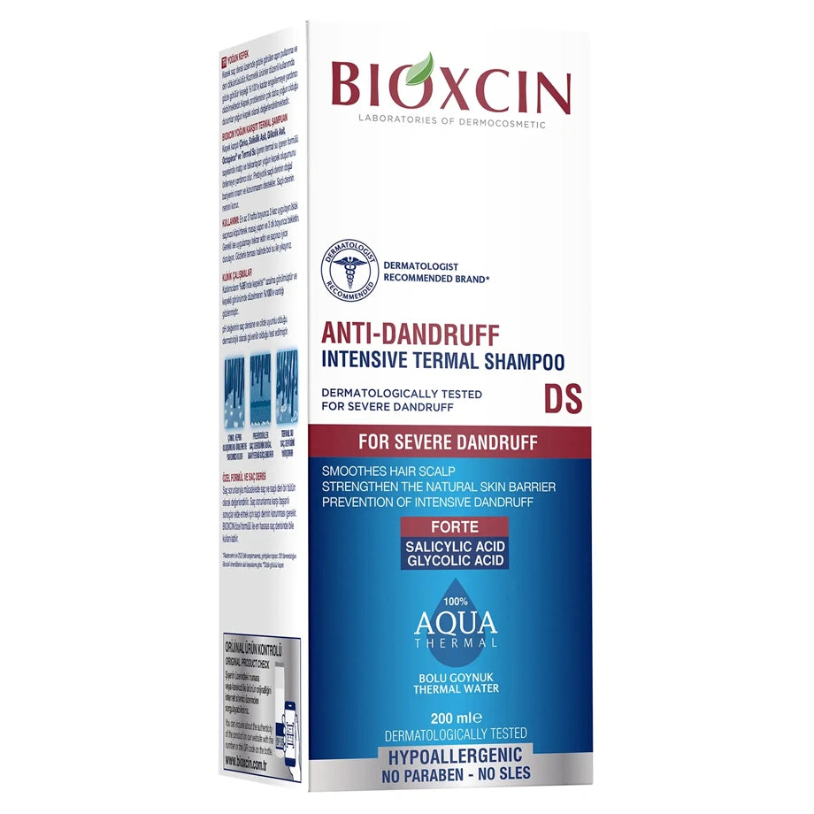 Bioxcin  Intensive Anti-Dandruff Thermal DS Shampoo (200ml)