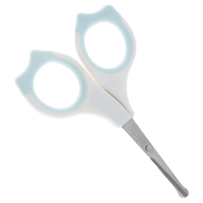 Babyjem 2-Piece Nail Scissors with Case Set for Babies (Blue), 0 Months+