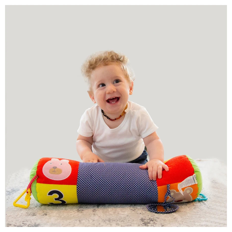 Babyjem Colourful Crawling Pillow, 0–6 Months (Multicolour)