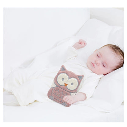Babyjem Cherry Seeds Filled Velvet Colic Owl Shaped Pillow (Rose), 0 Months+